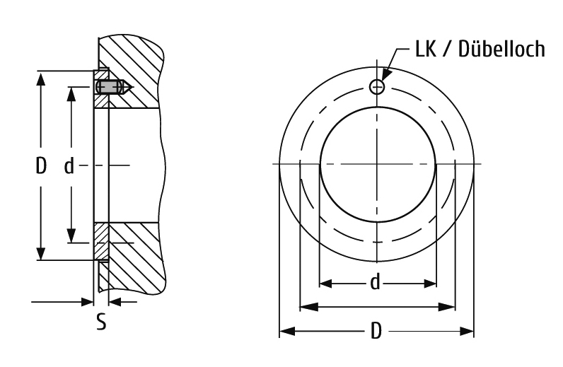 ANLAUFSCHEIBE NN-010W-62 - 62 X 90 X 2,0 MM INNENDURCHMESSER 62 MM - 2